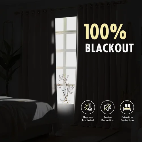 Miniatura 4 de MIULEE - Cortinas de lino beige con pliegues a presión 100% opacas para dormitorio, cortinas de ventana con memoria y bloqueo de luz para oscurecer