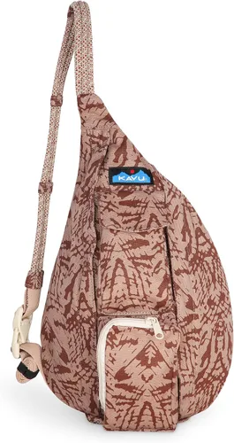Miniatura 33 de KAVU Mini bolso de cuerda de algodón cruzado bandolera