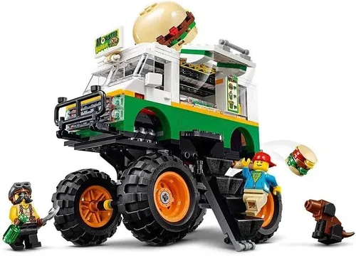 Miniatura 3 de LEGO Creator 31104 Monster Burger Truck 31104 Kit de construcción, juguete de construcción genial para niños (499 piezas)