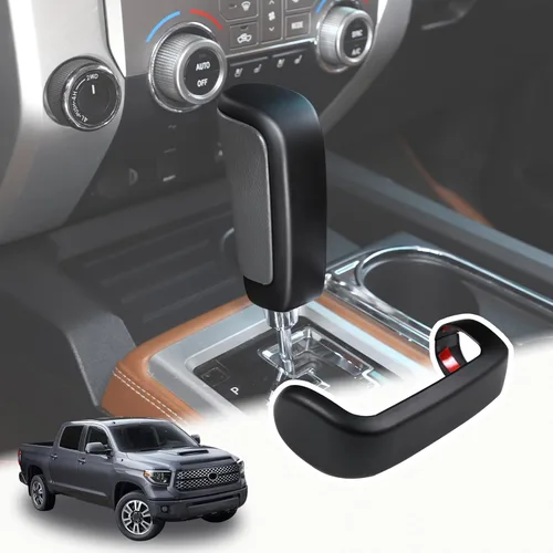 Miniatura 11 de Cubierta de la cabeza de la palanca de cambios de la consola central para Toyota Tundra 2014-2021 accesorios de coche (azul)