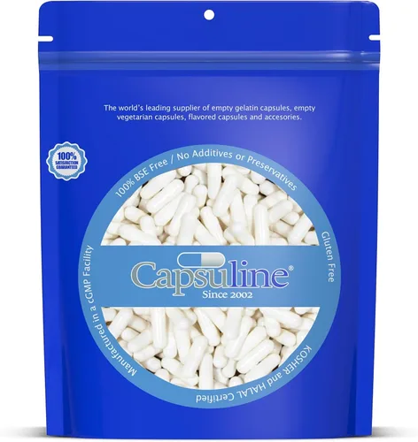 Miniatura 8 de Capsuline Cápsulas veganas vacías de tamaño 00, transparentes, 1000 unidades, vegetarianas, kosher, sin OMG y certificado Halal, relleno de cápsulas