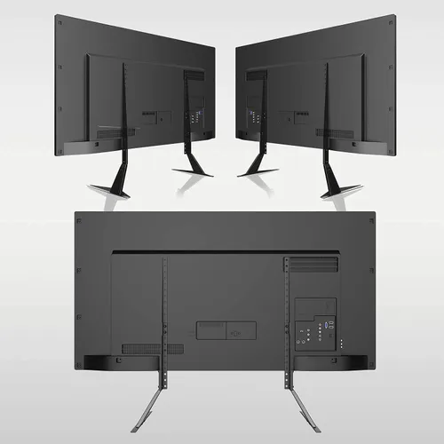 Miniatura 9 de Soporte universal para TV, patas de metal para TV de 20 a 65 pulgadas LCD/LED/OLED/Plasma pantalla plana y curva, ajuste de altura con VESA 75x75mm