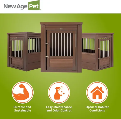 Miniatura 8 de New Age Pet ECOFLEX InnPlace - Jaula para perros y mesa auxiliar, perrera estilo muebles de interior, para perros pequeños, medianos, grandes y XL