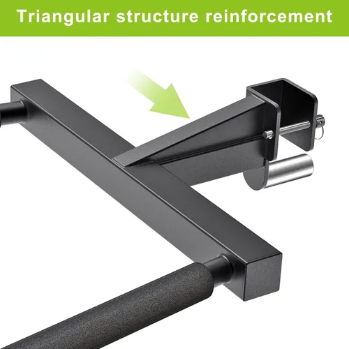 Miniatura 3 de Kipika Y-Shaped Dip Bar for Power Cage with 5/8" or 1" Hole - Dip Bar Attachments for Home Gym - Heavy Duty Power Rack Attachments - Squat Rack Para