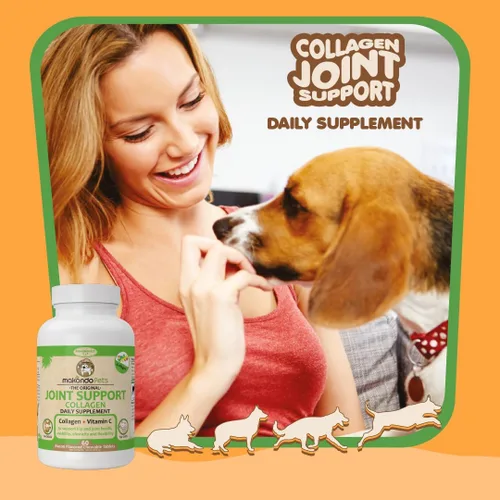 Miniatura 6 de Colágeno para perros y gatos - Suplementos de colágeno para la salud de las articulaciones - Suplemento de vitamina C para la movilidad
