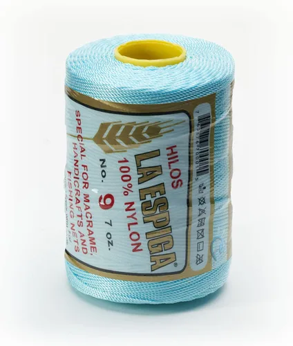 Miniatura 35 de N° 9 - 100% Cordón de Hilo de Nylon Omega para Tejer y Crochet - 01 Blanco