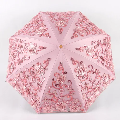 Miniatura 93 de Honeystore - Parasoles de encaje de flores para fiesta de boda, paraguas nupcial de encaje