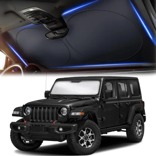 Miniatura 190 de Autovir Parasol para parabrisas Rivian R1S 2022-2024 2025 2026, parasol para ventana delantera, protección UV, bloqueador de calor, accesorios