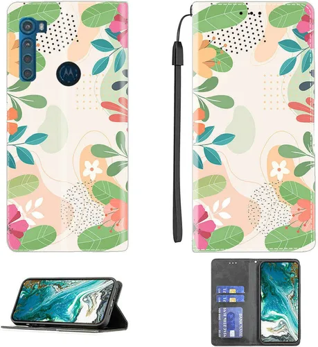 Miniatura 409 de Funda para Moto One Zoom compatible con Motorola One Zoom Phone Case Flip Stand Cover Magnetic Close YHD