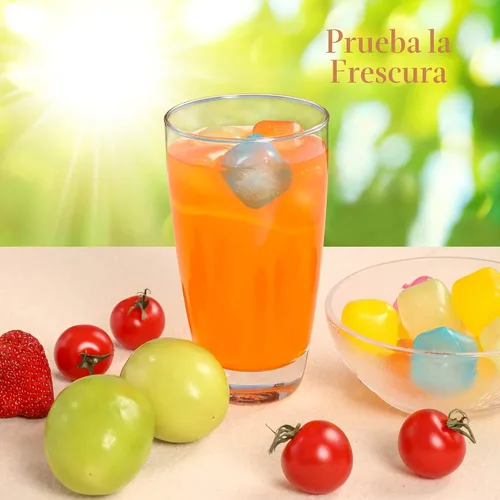 Miniatura 5 de Cubos de hielo de plástico reutilizables, paquete de 25 cubos de hielo coloridos recongelables para bebidas, whisky, vodka o café, cubos de hielo