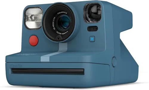 Miniatura 3 de Polaroid Now+ Gris Azul (9063) - Cámara de película instantánea tipo I con conexión Bluetooth con juego de filtros de lente adicional