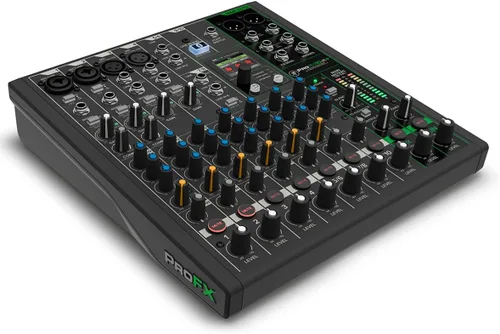 Miniatura 4 de Mackie ProFX10v3+ Mezclador analógico profesional de 10 canales con USB, preamplificadores de micrófono Onyx, motor de efectos GigFX y Bluetooth