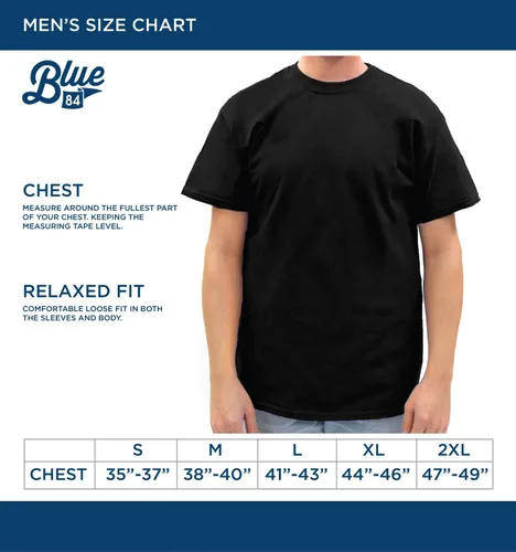 Miniatura 4 de Blue 84 NCAA - Camiseta para hombre, color del equipo, arqueada