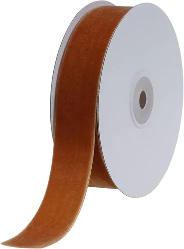 Miniatura 7 de COTOWIN Cintas de terciopelo triturado de 1 pulgada, 8 yardas (negro, 1 pulgada)