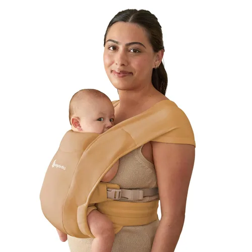 Miniatura 11 de Ergobaby Embrace Portabebés para Recién Nacidos hasta Niños Pequeños - Portabebés Ergonómicos Ligeros - Esenciales Acogedores (7-25 Libras), Tejido