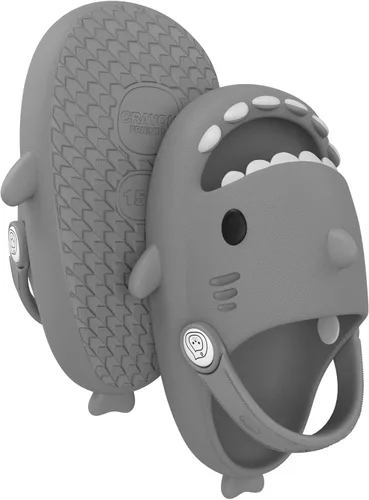 Miniatura 8 de Metogo Cloud Shark - Pantuflas antideslizantes con punta abierta para adultos, mujeres y hombres, lindas sandalias ligeras en la playa y ducha