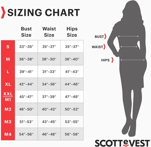 Miniatura 4 de SCOTTeVEST 101 chaleco de viaje para mujer 9 bolsillos ocultos Anti-Pickpocket