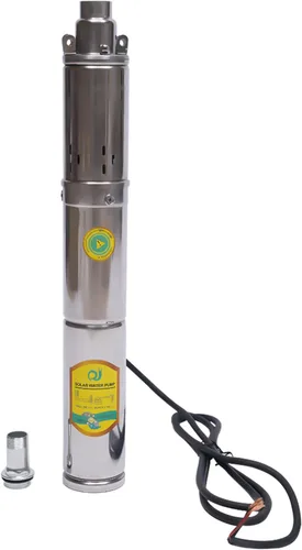 Miniatura 17 de Bomba sumergible de pozo profundo, bomba de agua de acero inoxidable de 12 V 180 W CC, flujo de 6.6 GPM, elevación de 82 pies, para riego de ranchos