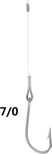 Miniatura 6 de OCEAN CAT Juego de señuelos de pesca de agua salada, anzuelo de pesca en alta mar y faldas de pulpo/calamar de 6 pulgadas/9 pulgadas para atrapar