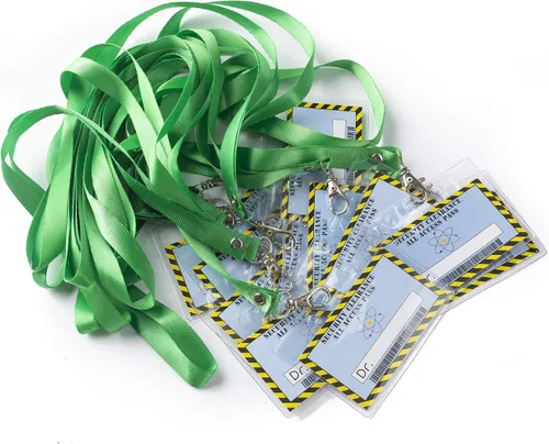 Miniatura 2 de Paquete de 12 cordones para niños, paquete de 12 decoraciones de suministros para fiestas temáticas de científicos locos, etiqueta personalizada