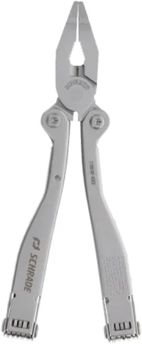 Miniatura 2 de Schrade Delta Class - Herramienta resistente de acero inoxidable de 20 piezas con abrelatas, alicates, destornilladores y funda para supervivencia