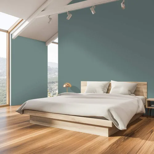 Miniatura 3 de Prestige Paints - Pintura exterior e imprimación en uno, 1 galón, plano, compatibilidad comparable con el color menta «Whipped Mint» de Behr