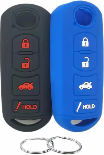 REPROTECTING Funda de goma de silicona compatible con Mazda 3 6 CX-5 CX-7 CX-9 MX-5 Miata Toyota Yaris iA Scion iA KR55WK49383 WAZX1T768SKE11A03