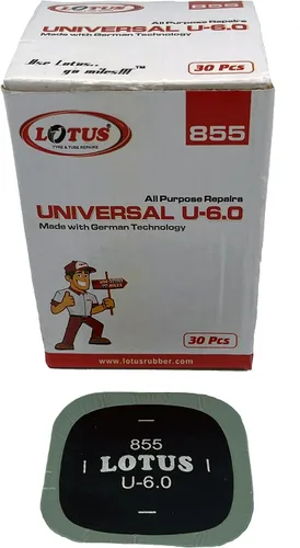 Parches universales para reparación de neumáticos Lotus (cuadrados de 2-1/4")