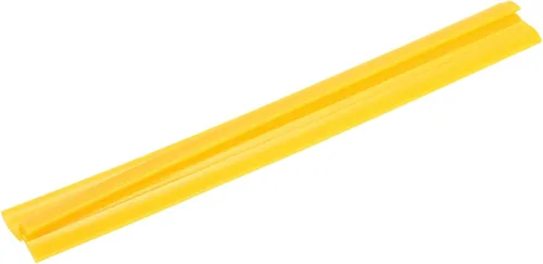 MECCANIXITY 5 varillas de soldadura de plástico amarillo de 0.374 in x 9.843 in HDPE cinta plana de soldadura de plástico para reparar tanques de