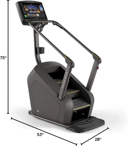 Miniatura 8 de Matrix Fitness C50 ClimbMill, Low Impact Stair Machine High Calorie Burn, Low Impact Workout, Cardio Endurance Low Ceiling Design, Powerful