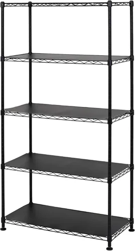 Miniatura 23 de SafeRacks - Estantes de almacenamiento certificados NSF, zinc, unidad de alambre de acero resistente con pies ajustables, estante para garaje