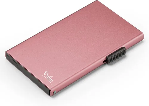 Miniatura 16 de Cartera desplegable, delgada y minimalista para tarjetas de crédito para hombres y mujeres, tarjetero para 7 tarjetas, protección RFID, cartera