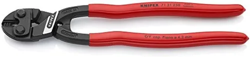 Miniatura 5 de Herramientas KNIPEX - Cortador de pernos compacto CoBolt S con hoja con muesca (71 31 160), de 6 pulgadas - 7131160