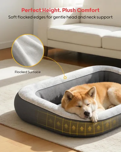 Miniatura 7 de QPAU Cama inflable para perros de 47 pulgadas para viajes en casa y al aire libre, colchón para mascotas para perros pequeños, medianos y grandes