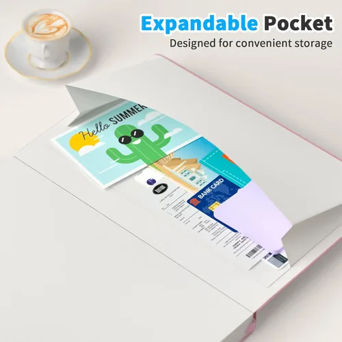Miniatura 6 de Oucaru Cuaderno rayado, paquete de 4, 180 páginas, diarios A5 para escribir, papel grueso de 100 GSM, cuadernos pequeños diarios para mujeres y 4
