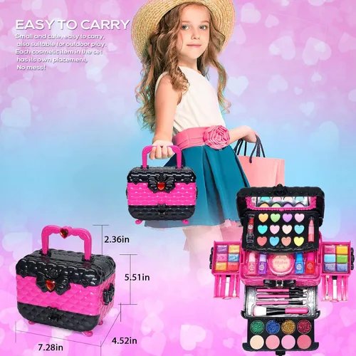 Miniatura 6 de Juegos de maquillaje para niñas – Juegos de maquillaje para niñas de 3 a 4 años, kit de maquillaje de juego, maquillaje para niñas, los mejores