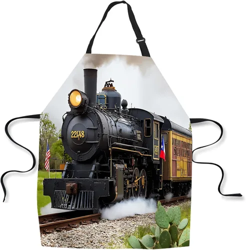 Miniatura 16 de Delantal de cocina vintage de béisbol con bandera estadounidense, delantal de chef casero, impermeable, para mujeres y hombres, 31 x 27 pulgadas