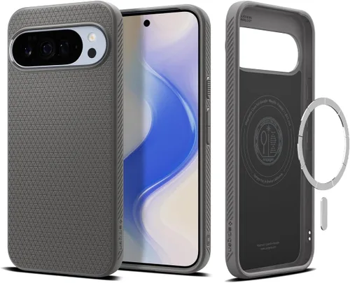 Miniatura 10 de Spigen Funda para Pixel 10 Pro XL, Liquid Air MagFit (2025) [diseñada para Pixelsnap, compatible con accesorios MagSafe] - Verde abismo