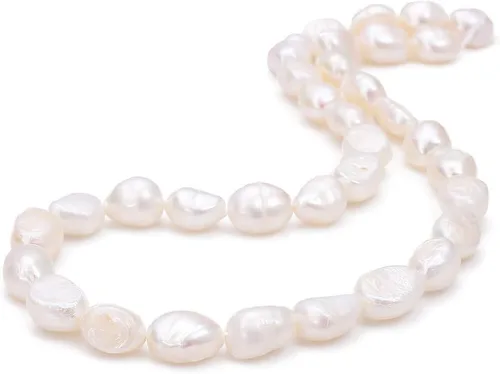 Miniatura 11 de Beadia - Cuentas de perlas naturales en forma de arroz, moradas, perlas cultivadas en agua dulce, piedras preciosas sueltas, de 6-7 mm, para hacer