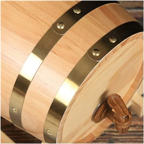 Miniatura 5 de Barril de vino Barril de madera maciza 5L/10L/20L/50L Barril de vino, dispensador especial de barril de vino de madera, vino tinto envejecido