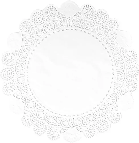 Miniatura 40 de 250 piezas de papel redondo de encaje de 3.5 pulgadas de alta calidad, sin polvo, corte limpio, diseño simple: fiesta/regalo/para tartas/decoración