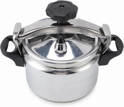 Olla a presión de acero inoxidable, olla de presión inferior compuesta universal con válvulas de seguridad para cocinas de gas, placas de cocina de