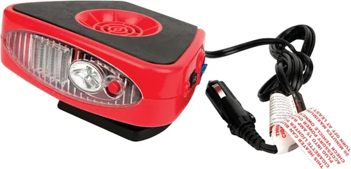Miniatura 4 de Performance Tool W5009 12V Calentador compacto y descongelador con base giratoria, mango oscilante y linterna LED