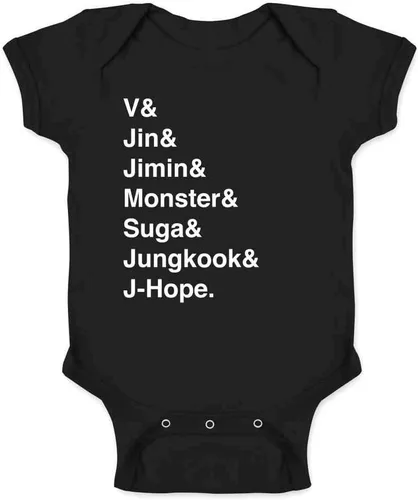Pop Threads K-Pop Group Names List Infant Baby Boy Girl Bodysuit