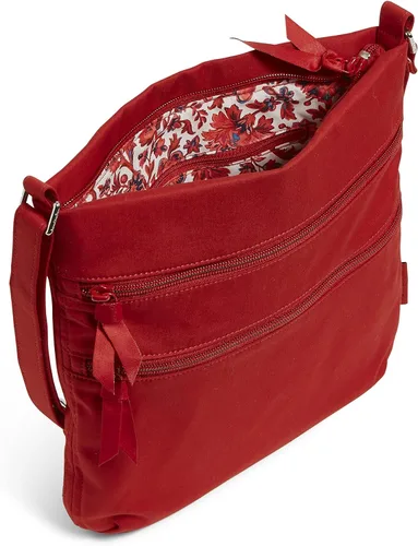 Miniatura 3 de Vera Bradley Triple Zip Hipster Crossbody Purse, Cotton