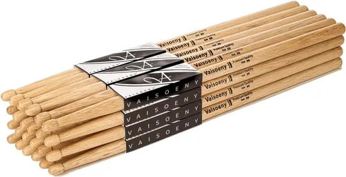 Miniatura 7 de Baquetas de tambor, baquetas 2B, baquetas clásicas de madera de roble para tambores, accesorios profesionales de percusión para instrumentos