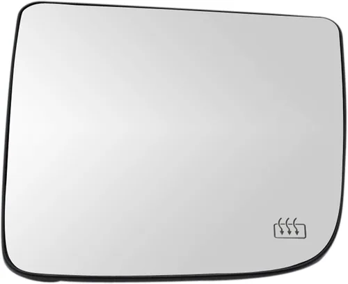 Miniatura 248 de TRQ Cristal de espejo izquierdo compatible con Chevrolet Silverado 1500 GMC Sierra 1500 2019-2021