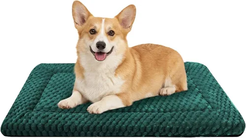 Miniatura 45 de Tapete de Cama para Perro - Tapetes de Cama Reversibles para Jaula de Perro, Suave y Transpirable, Almohadilla para Perrera, Cama de Jaula Duradera