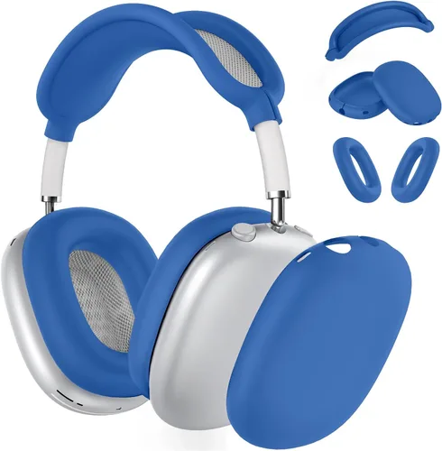 Miniatura 27 de Funda rígida para AirPods Max con modo de sueño, funda de transporte para auriculares con almohadillas de silicona para AirPods
