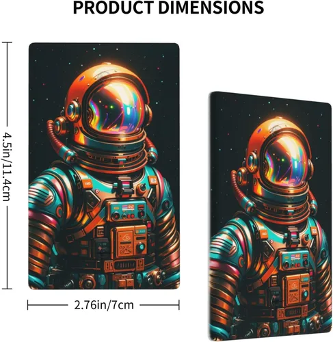 Miniatura 3 de Cubiertas decorativas para interruptor de luz de astronauta, placa de pared en blanco, placa frontal eléctrica para interruptor de baño, dormitorio
